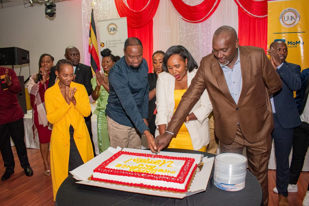 Ugandan Dallas leadership handover party