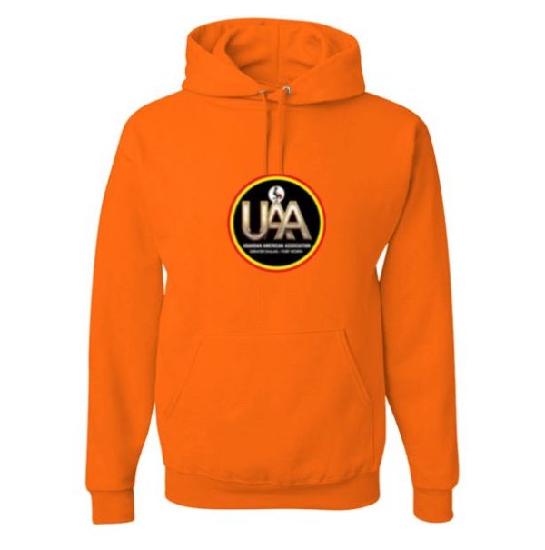 uaadfw orange hoodie