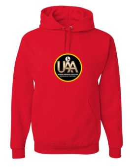 uaadfw red hoodie